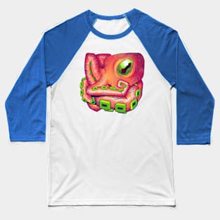 Octopus Cube Baseball T-Shirt